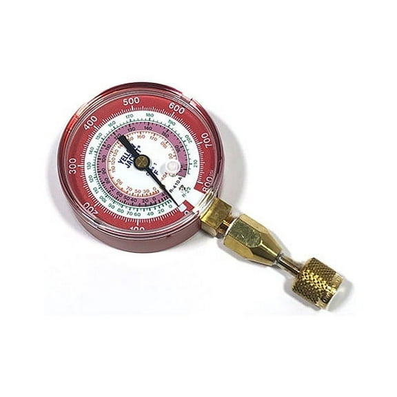 Yellow Jacket 40334 Single Test Pressure Gauge, F, 0 - 800 psi