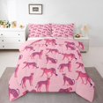 thumbnail image 1 of Erosebridal Ensemble de Literie Léopard Afro, Couette Faune Animal de la Forêt, Décoration de Chambre Guépard, Réversible 2 Pcs, 1 of 7