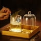 thumbnail image 4 of Adorno de vidrio de 400 ml con cubierta de campana, taza para beber, cubierta de exhibición de vidrio con de campana, taza de vidrio Baoblaze Pantalla de campana de cristal, 4 of 8