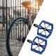 thumbnail image 4 of Paquete de 2 pedales de bicicleta de montaña Pedal plano de bicicleta de rodamiento sellada de aluminio para bicicleta de carretera BMX Azul Macarena pedales de bicicleta de montaña, 4 of 8