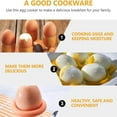 thumbnail image 4 of Bxaolu Mini Egg Cooker, Easy Egg Cooker Electric 7-Egg Capacity, Soft, Medium, Hard-Boiled Egg Cooker with Auto Shut-Off, Pink, 4 of 9