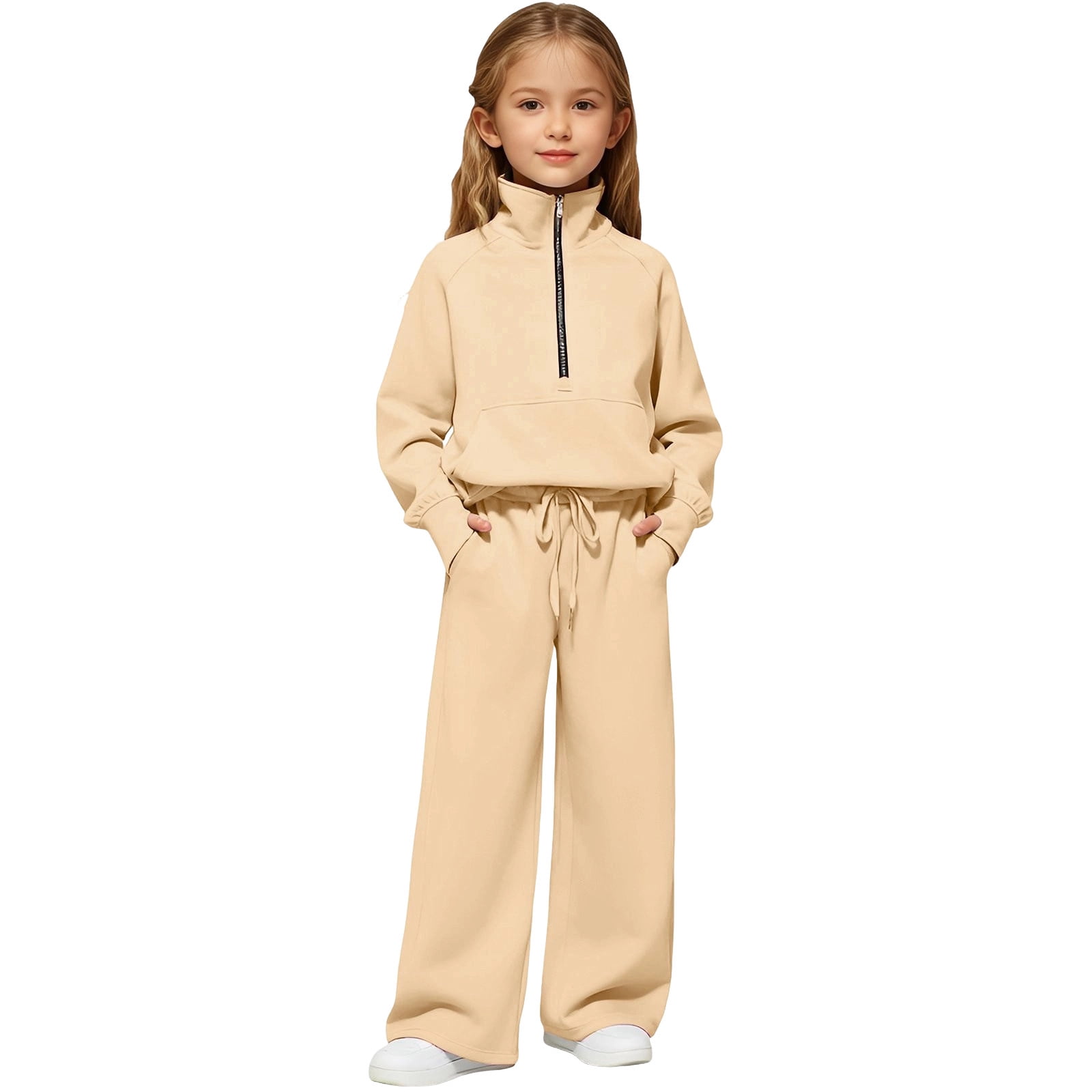 MuXiKeJi Clothes girls valentines day outfit size 8,Infant Baby Girl Clothes Cute Print Trendy Sweatshirt Pullover Tops + Joggers Pants Children Fall Coat Kids