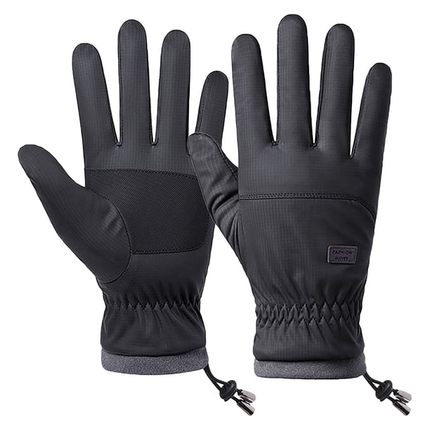 Guantes de esquí al aire libre antideslizantes de terciopelo y calidez gruesa de invierno Wmkox8yii jkg3416