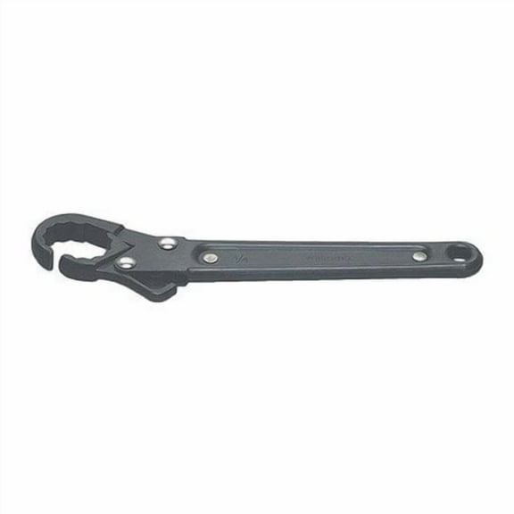 3/4" Ratcheting Flare Nut Wrench - 12 Point, 7-1/4" Overall Length With High Carbon Steel Jaws & Black Industrial Finish. Williams® USA # JHWRFW-24