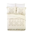 thumbnail image 4 of King Vintage Treasure Sham Ivory - Cotton Floral Botanical Design, Machine Washable, 140 Thread Count, 4 of 4