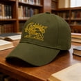 thumbnail image 7 of Adjustable Embroidered Baseball Cap with Cultural Design - Lightweight Breathable Fabric Hat for Men and Women with Secure Fit and Adjustable Strap, 7 of 7
