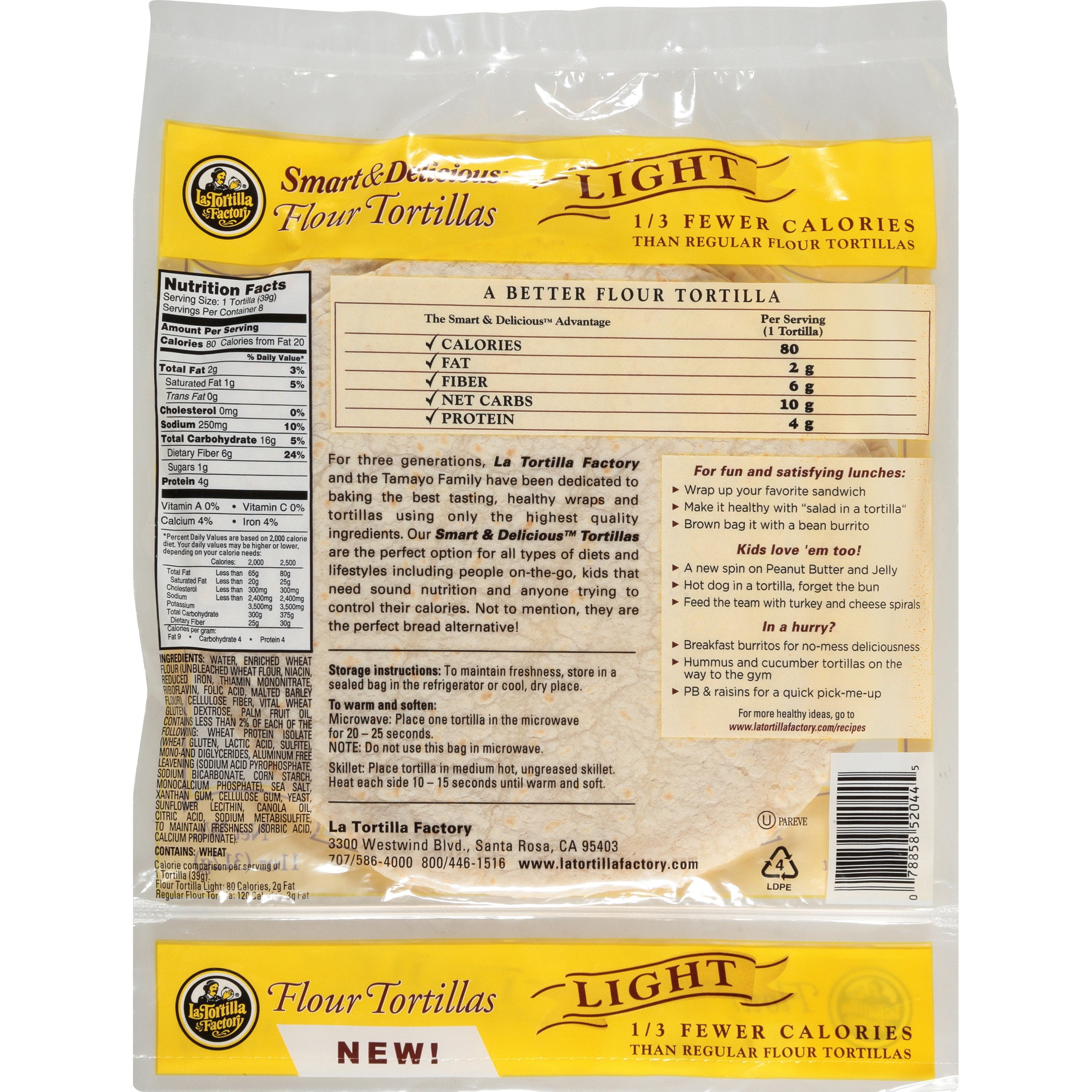 Flour Tortilla Calories