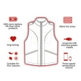 thumbnail image 3 of Spostyle Children Heated Vest USB Charging Heating Jacket Smart Heated Polyester Coat Boys Girls Outdoor Kids Running For 110-170cm Height (10000mAH Battery Optional), 3 of 7