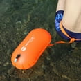thumbnail image 6 of Yucurem Inflatable Swimming Float Bag - Air Dry Water Sport Buoy Bag - Single Air Bag Swimming Buoy Bag (Orange), 6 of 8