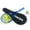Blue 1pc(Free Bag&Balls), variant on SALYWEE BLUE LEAP Professional Carbon Fiber Adult Tennis Racket, Shock-Absorbing, Vibrant Blue & Fluorescent Green, Frosted Texture, Ultra-Sticky Grip for Enhanced Control