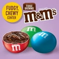 thumbnail image 3 of M&M's Fudge Brownie Chocolate Candy, Sharing Size - 9.05 oz Bag, 3 of 12