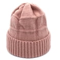 thumbnail image 5 of SikaFu Autumn And Winter Wool Hats And Hats, Ladies Knit Caps Rolled Wool Hat Casual Warm Hat, 5 of 9