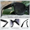 thumbnail image 3 of Sunglasses Women Lady Driving Glasses Men Oversized Vintage Shades For Female UV400, 3 of 6