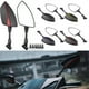 thumbnail image 4 of Motorcycle Universal 10mm 8mm Rearview Mirror Side Mirror Red, 4 of 5