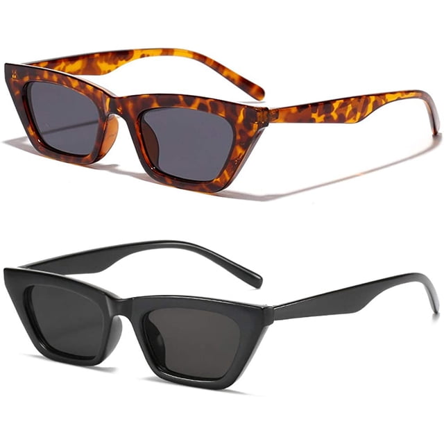 Gafas de sol cuadradas de ojo de gato para mujer, moda vintage, tendencia