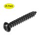 thumbnail image 1 of Tornillos autorroscantes de socket hexagonal Uxcell, M6 x 40mm, tornillo de madera de acero al carbono, 25 piezas, 1 of 4