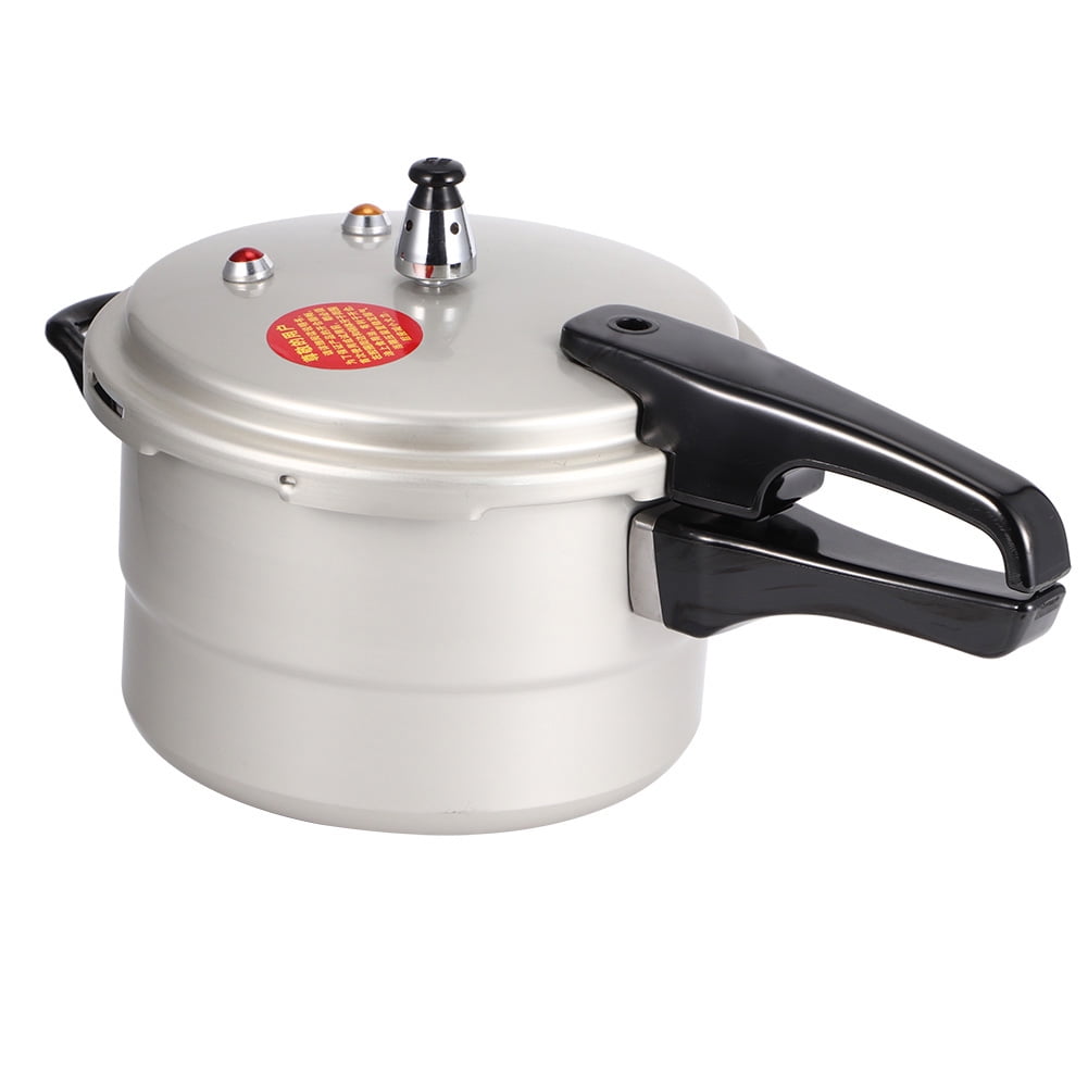 Explosion-Proof Household Pressure Cooker with Anti-Scald Handle Stainless Steel Pressure Cooking Pot Pressure Pot with Steaming Layer for Gas Electric Ceramic Stove 20cm
