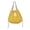 Yellow, variant on Corduroy Canvas Lunch Tote Insulated, 1 Pc 7.5" x 5.5" x 8" Drawstring Food Storage Bag, Soft Fabric Meal Prep Organizer for Family Park Leisure, Protects Bento Boxes, Pink, MELF