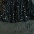 thumbnail image 4 of Toddler Girls Classic Sleeveless Star Sequin Ruffles Princess Dress Dance Party Dresses Clothes,Color Black,Size 2-3Years, 4 of 9