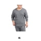 thumbnail image 5 of Guardurnaity Ropa interior térmica para hombre, Otoño Invierno, alta elasticidad, cómodo, fino, cuello alto, Tops de algodón, resistente al Camisetas  gris oscuro XL, 5 of 6
