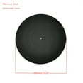 thumbnail image 3 of Necvior 12'' Electrohome Turntable Platter Mat (Black Rubber) - Durable Silicone Design for Vinyl Record Players, 3 of 11