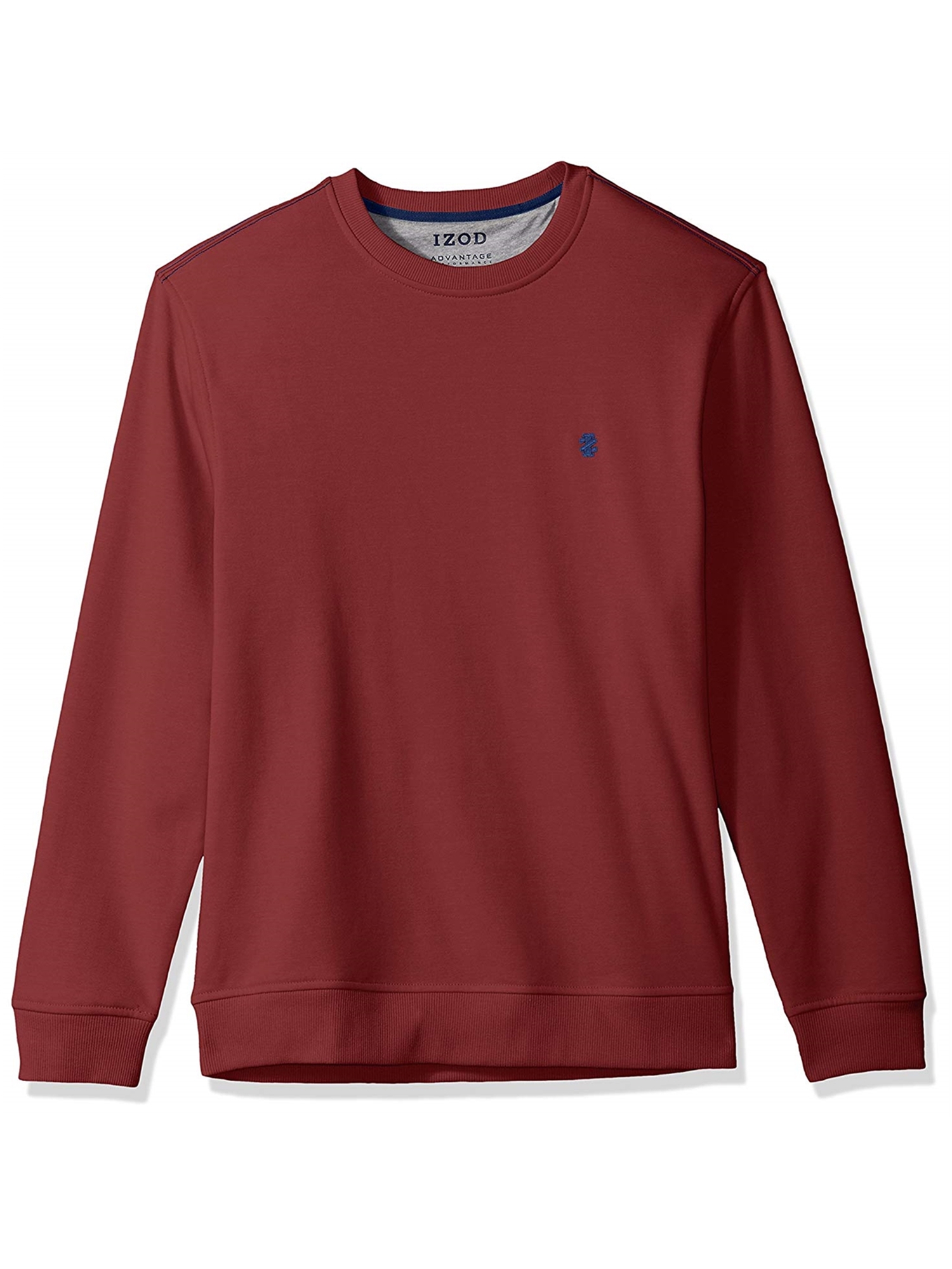 izod sweatshirt fleece crew neck
