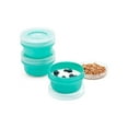 thumbnail image 6 of Rubbermaid TakeAlongs Twist & Seal 1.6-Cup Food Storage Containers, Teal Splash, 3-Pack, 6 of 6