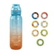 thumbnail image 1 of ¡Gran oferta! Botella de 1000ml, juego de botella de agua actualizado con pajita para beber de 7 cápsulas, botella de agua para exteriores, 1 of 8