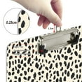 thumbnail image 4 of ALAZA Plastic Clipboard A4 Letter Size Decorative Clipboards for Students Women Men 9" x 12.5" Leopard Beige, 4 of 6