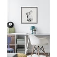 thumbnail image 6 of Marmont Hill Furry Bunny Framed Wall Art, 18.00" x 1.50", 6 of 6