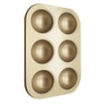 thumbnail image 3 of Yuarrent Antiadherente Muffin Pan Mousse Cake Cupcake Molde de chocolate Acero al carbono Utensilios para hornear Herramientas y accesorios para hornear oro, 3 of 6