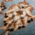 thumbnail image 4 of Infinity Home 541060 5 ft. 3 in. Barclay Medallion Kashan Round Area Rug - Light Blue, 4 of 10