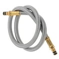 thumbnail image 1 of Propane Adapter Hose For Gas Stove, Flexible Gas Line For Gas Range, Stainless Steel Gas Hose For Rv Propane Tank, Gas Stove Connector Gas Line Hose 35cm, 1 of 8