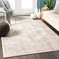 thumbnail image 3 of Mark&Day Area Rugs, 7ft Round Ulvend Traditional Cream Area Rug, White Grey Carpet for Living Room, Bedroom or Kitchen (6'7" Round), 3 of 7