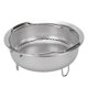 thumbnail image 5 of Cesta De Acero Inoxidable De Grado De Alimentación Con óxido Con Plegable Inserto De Colador Multifuncional Para Olla De Olla De Arroz, 5 of 7
