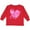 Red, variant on Inktastic Breast Cancer Awareness Pink Ribbon Around Heart Boys or Girls Long Sleeve Toddler T-Shirt