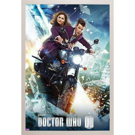 UPC: 0650465181242 | Doctor Who – Bike Poster in a White Plastic Frame (24×36)