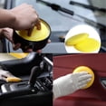 thumbnail image 3 of Esponja para pulir El automóvil 12 piezas Almohadillas aplicadoras de cera para El automóvil Almohadillas de pulido de microfibra color amarillo, 3 of 5