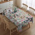 thumbnail image 2 of Cute Pitbull Terriers Dog and Flower Rectangle Tablecloth 60"x84",Waterproof Polyester Rectangle Table Cloth, Wipeable Spillproof Polyester Tablecloth for Dining, Camping, Indoor and Outdoor, 2 of 5