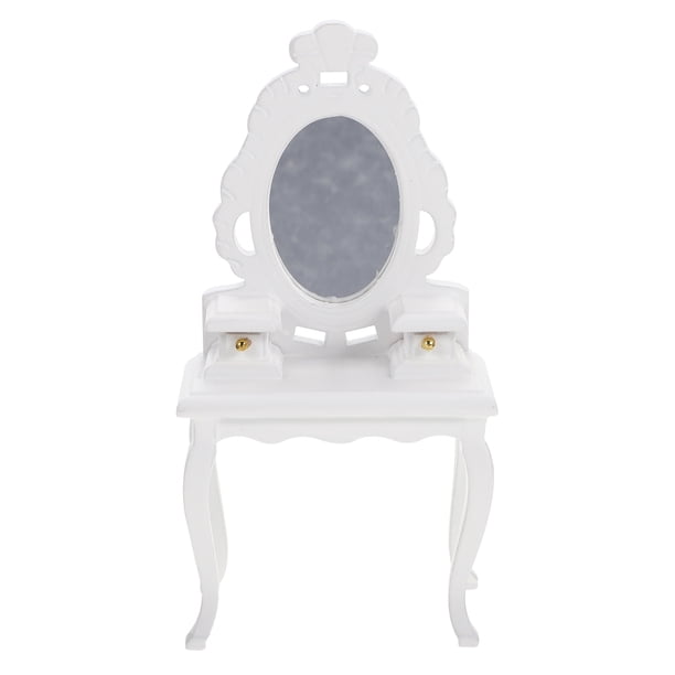 EeaseMX Modelo de tocador decorativo, delicado mini tocador de casa.