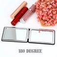 thumbnail image 4 of Sherry Compact Vanity Mirror for Men, Women and Girls, Black Travel Makeup Mirrors for Handbag Pocket Wallet Purse, Portable Double-Sided Magnifying Cosmetic Mirror for Daily, Work, Business, 4 of 8