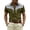 Army Green, variant on Western Embroidered Print Button Up Shirts for Men Short Sleeve Western Theme Breathable Blend Tee Alternative Army Green L