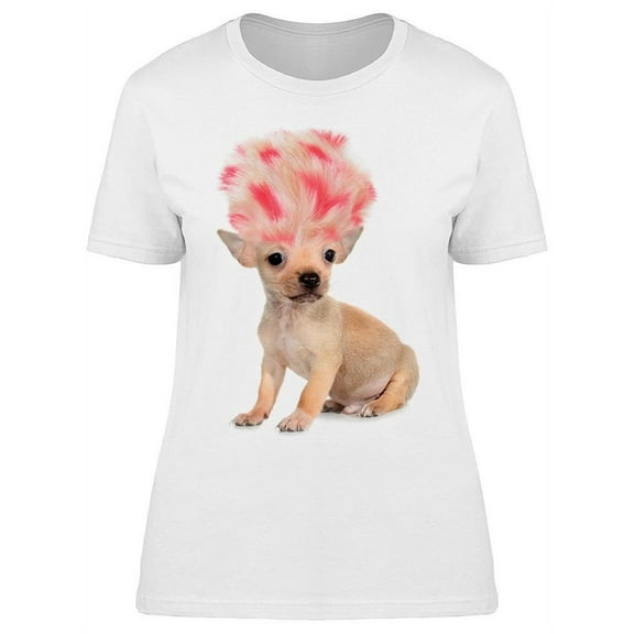 Chihuahua With Crazy Troll Hair T-Shirt Women -Image by Shutterstock, Female x-Large