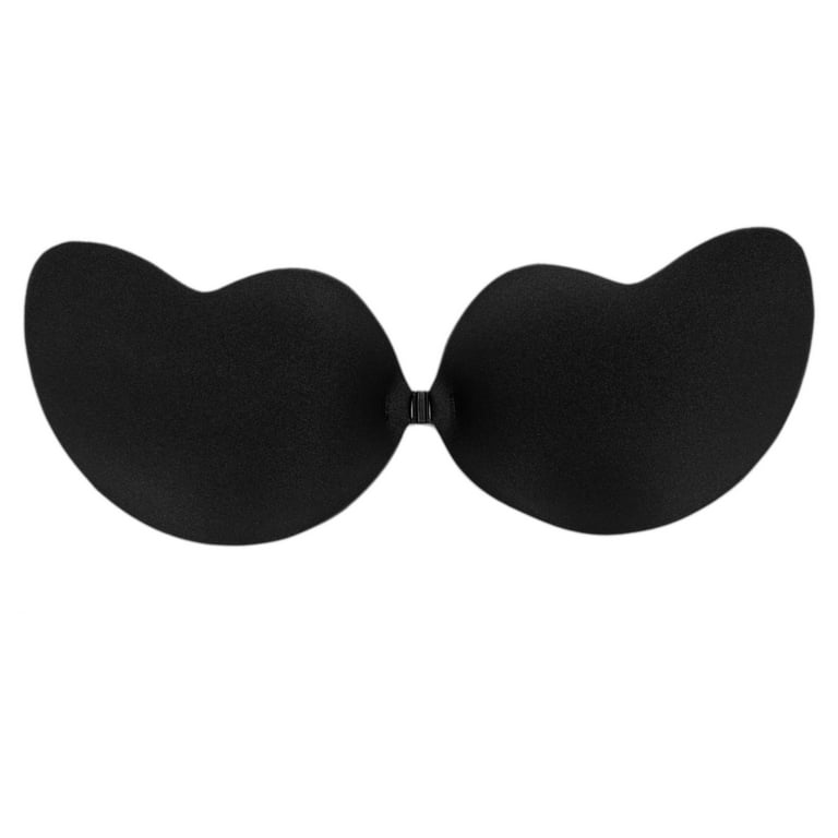  XMSM Sticky Bras for Large Breast Push Up Adhesive Invisible Backless  Bra Magic Nipple Covers Strapless Bra (Color : Black, Size : F) : Clothing,  Shoes & Jewelry