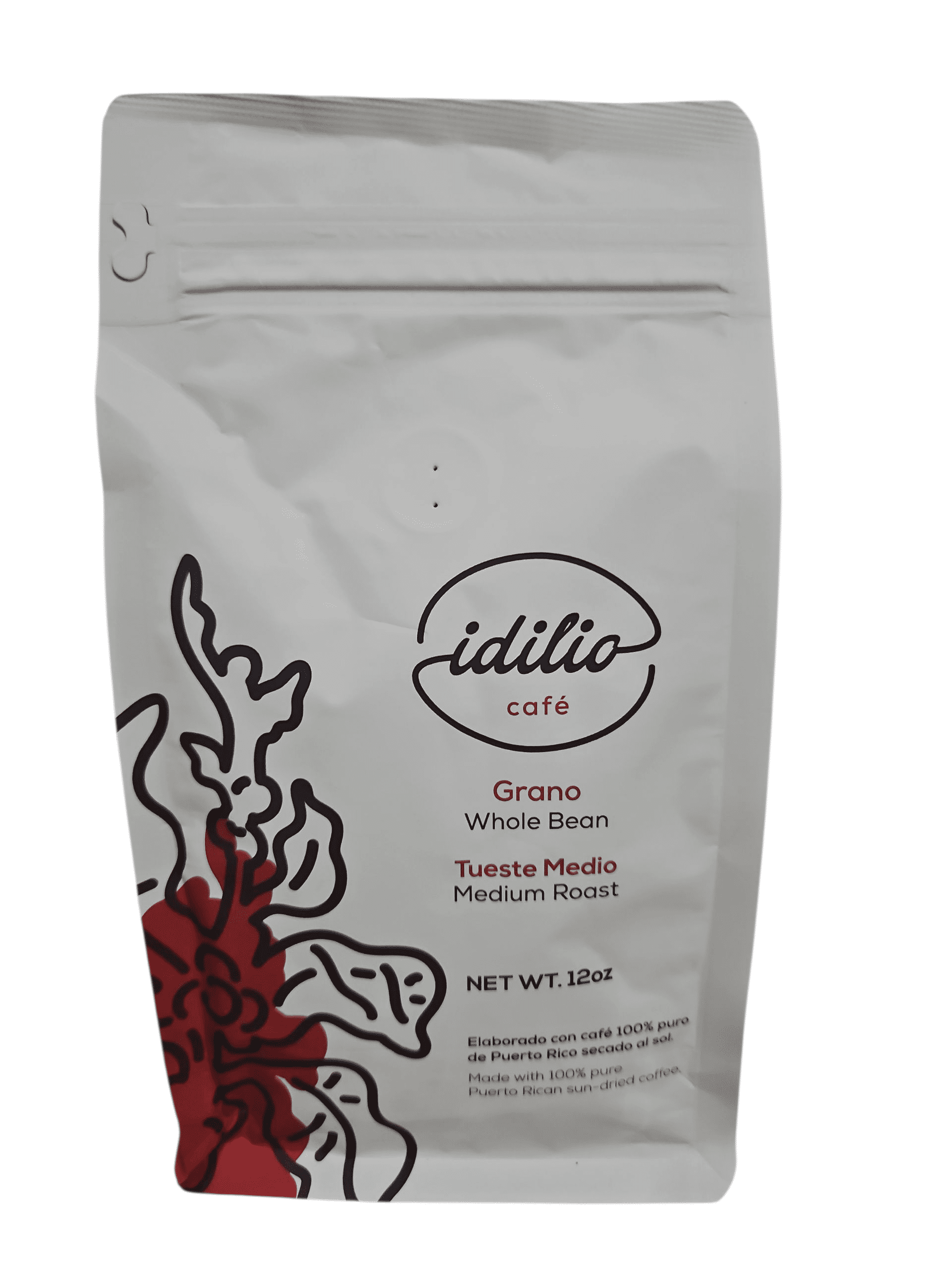 Idilio Coffee Grain Medium Roast, 12oz
