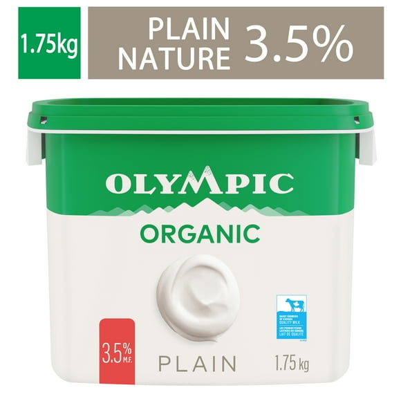 Olympic Organic Yogurt Plain 3.5%, 1.75 kg