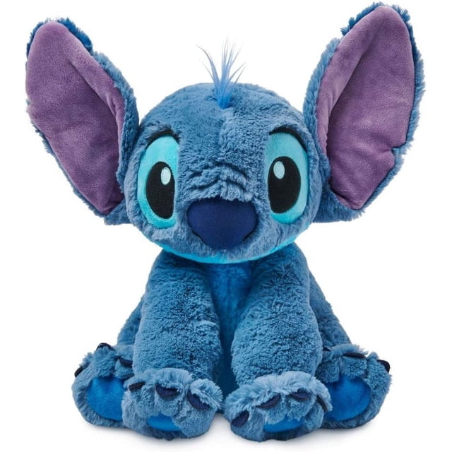 Stitch - Peluche mediano para niños, personaje tierno con textura difusa y detalles bordados, orejas flexibles y caídas, peluche adecuado para todas las edades.