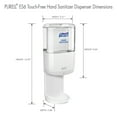 thumbnail image 6 of Purell ES6 1200 ml Wall Mount Touch Free Gel Hand Sanitizer Dispenser, 6 of 8
