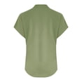 thumbnail image 5 of T-Shirts Femmes Lot Mode Décontractée Col en V Manches Courtes Haut T-Shirt - Hontri, 5 of 5