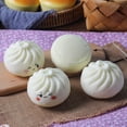 thumbnail image 6 of Big Bun Slow Rising Dumpling Squishies with Cute Expression,Soft Squeeze Bao Bun Dumplings for Adults,Decompression Dough Slow Rising Squeeze Gift, 6 of 6
